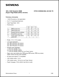 Click here to download HYB514405BJL-50 Datasheet