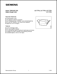 Click here to download LOT776-R Datasheet