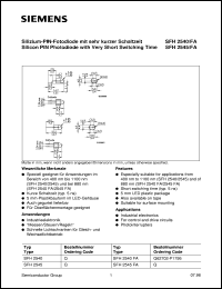 Click here to download SFH2540 Datasheet