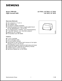 Click here to download LST672 Datasheet