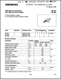 Click here to download BF858 Datasheet