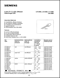 Click here to download LG5480H Datasheet