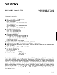 Click here to download HYB514256J10 Datasheet