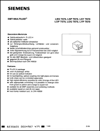 Click here to download LSPT670G Datasheet