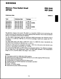 Click here to download PEF2046N Datasheet