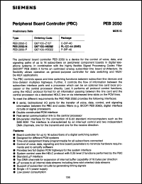 Click here to download PEB2050C Datasheet