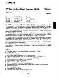 Click here to download PEB2081P Datasheet