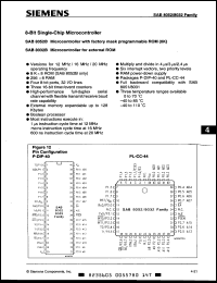 Click here to download SAB80533P Datasheet