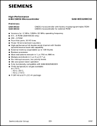 Click here to download SAB80C32N-T40/110 Datasheet