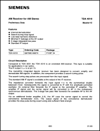 Click here to download TDA4010 Datasheet