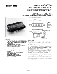 Click here to download SCF5740 Datasheet