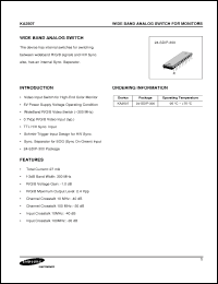 Click here to download KA2507 Datasheet