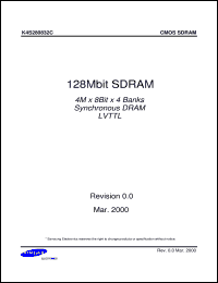 Click here to download K4D263238F-QC40 Datasheet