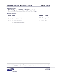 Click here to download K6E0808C1E-I12 Datasheet