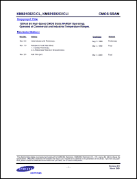 Click here to download KM681002CI/CLI-20 Datasheet