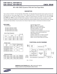 Click here to download K4F160412C-F60 Datasheet