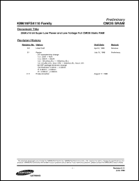 Click here to download KM616FS4110ZI-10 Datasheet