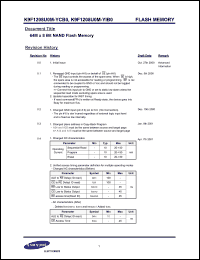 Click here to download K9F1208U0 Datasheet