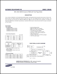 Click here to download K4F640811B Datasheet