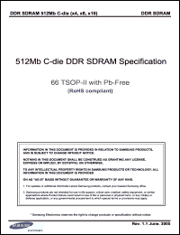 Click here to download K4H510838C-ULB0 Datasheet