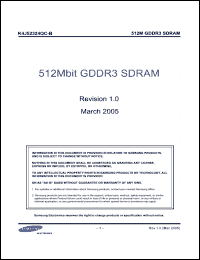 Click here to download K4J52324QC Datasheet