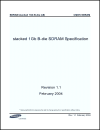 Click here to download K4S1G0732B-TC75 Datasheet