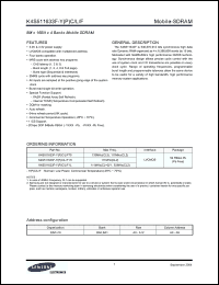 Click here to download K4S511633F-L Datasheet