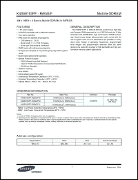 Click here to download K4S56163PF-F90 Datasheet