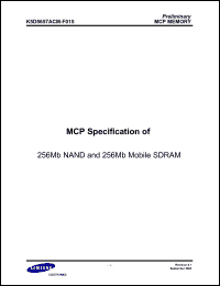 Click here to download K5D5657ACM-F015 Datasheet