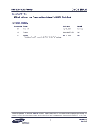 Click here to download K6F2008V2E Datasheet