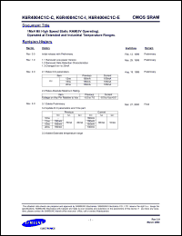 Click here to download K6R4004C1C-I20 Datasheet