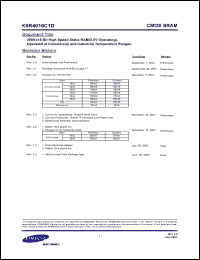 Click here to download K6R4004C1D-KC10 Datasheet