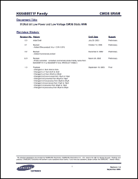 Click here to download K6X4008T1F-Q Datasheet