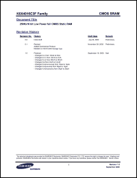 Click here to download K6X4016C3F-TQ55 Datasheet