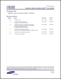 Click here to download K7R643682M Datasheet