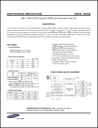 Click here to download KM416V4104B Datasheet