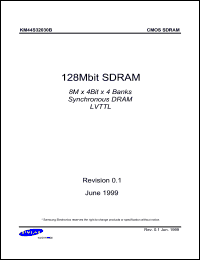 Click here to download KM44S32030BT-G/FH Datasheet