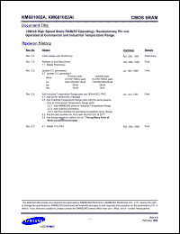 Click here to download KM681002A Datasheet