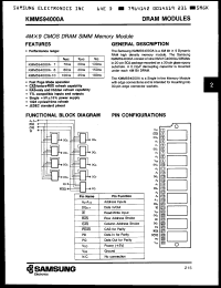 Click here to download KMM594000A-7 Datasheet