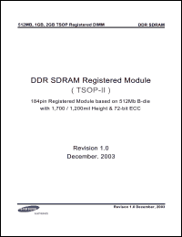 Click here to download M312L5628BT0-CAA Datasheet