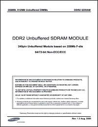 Click here to download M378T3253FG0-D5 Datasheet