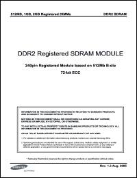 Click here to download M393T2953BG3-CD5/CC Datasheet