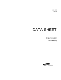 Click here to download S1D2512X01 Datasheet