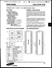 Click here to download KM23C16000AG20 Datasheet