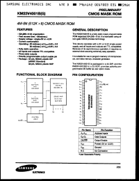 Click here to download KM23V4001B20 Datasheet