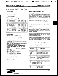 Click here to download KM428C256Z8 Datasheet