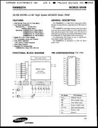 Click here to download KM68B257J12 Datasheet