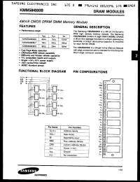 Click here to download KMM584000A10 Datasheet