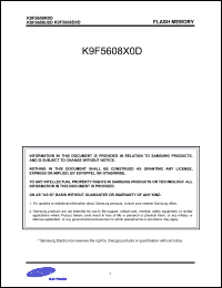 Click here to download K9F5608R0D-JCB0 Datasheet