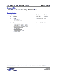 Click here to download K6T1008V2C-GD70 Datasheet